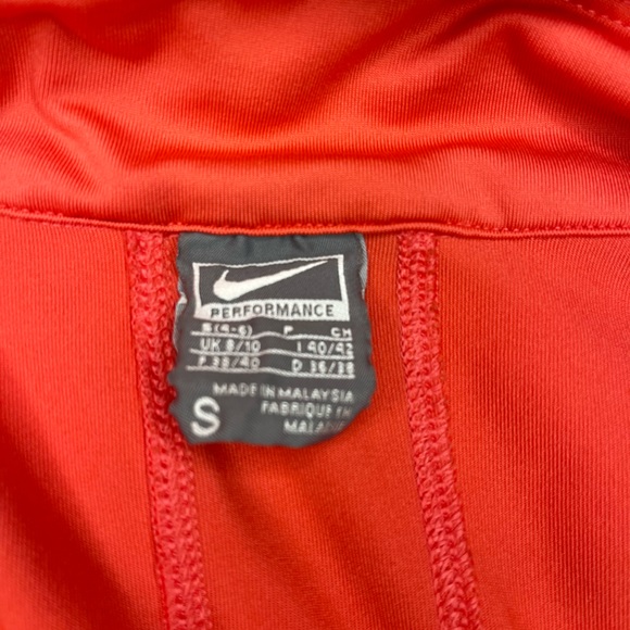 Nike Women's Yoga Dri-FIT Fitted Jacket, size S, Peachy Pink Color - Picture 3 of 3